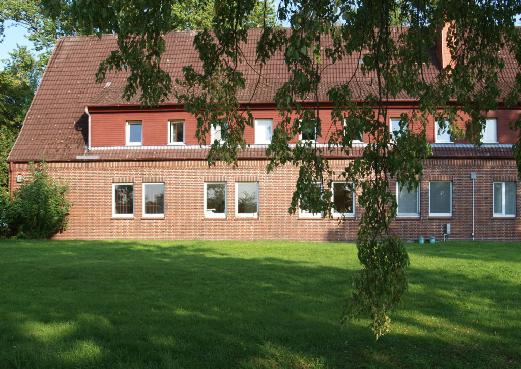 Former administrative building at the Neuengamme Concentration Camp Memorial